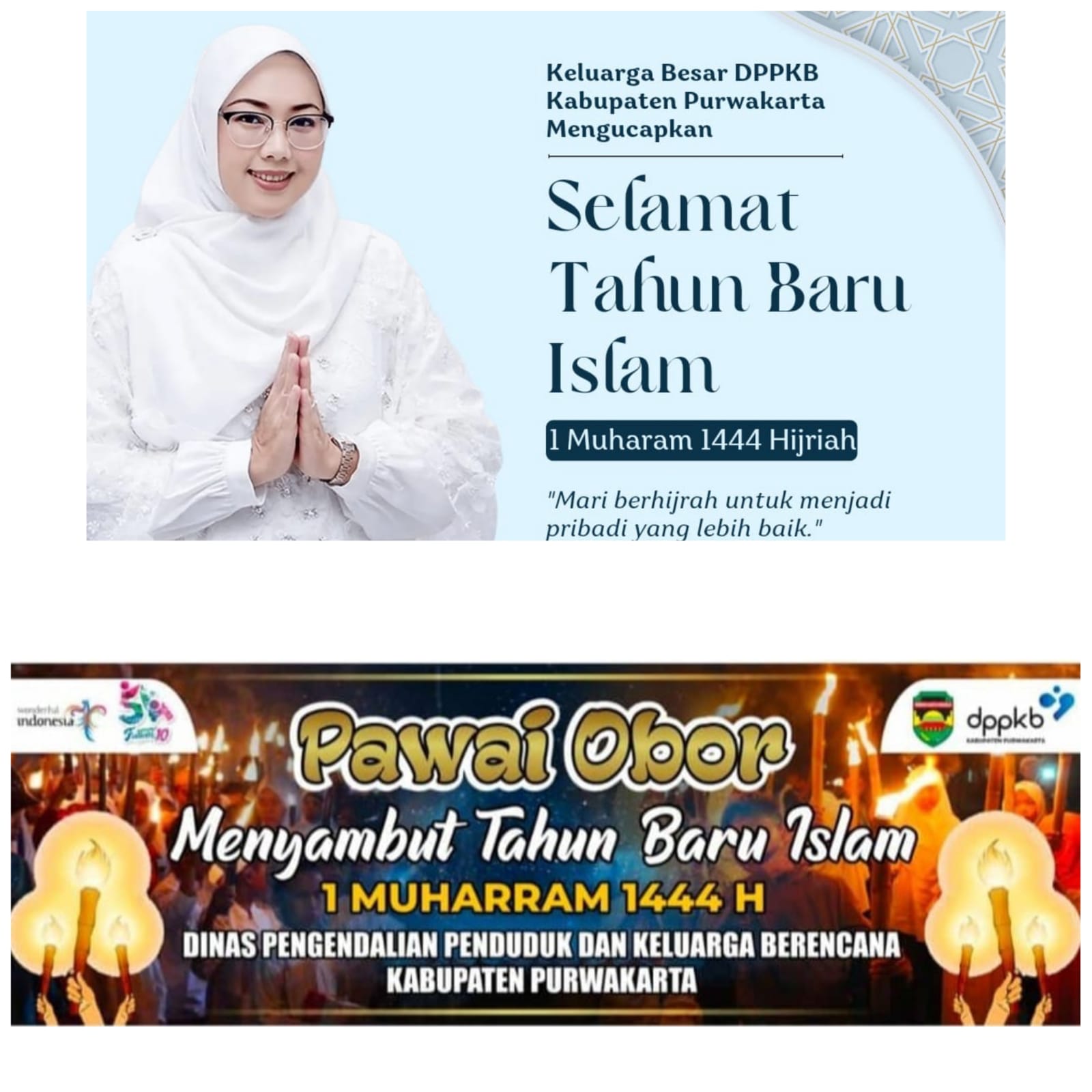 Pawai Obor Menyambut Tahun Baru Islam 1 Muharam 1444 Hijriah